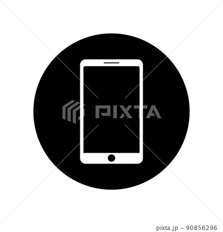 スマートフォンの丸型アイコン スマートフォンの丸型アイコン 90856296