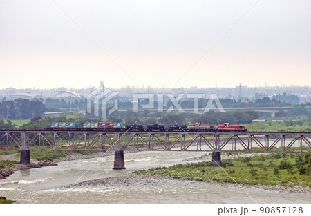 高山本線　東八尾ー笹津　JR貨物　DE10-1160＋DE10-1175（東新潟） 90857128