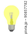 電球のイラスト、照明、ライト 90857782