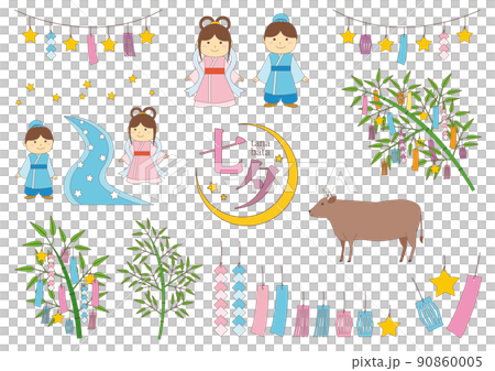 Tanabata Illustration_Set_Main line available 90860005