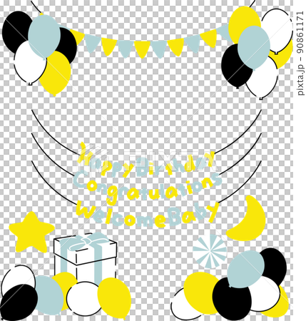 Celebration frame with message Celebration frame with message 90861171
