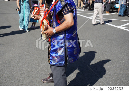 シニア　男性　法螺貝 90862324