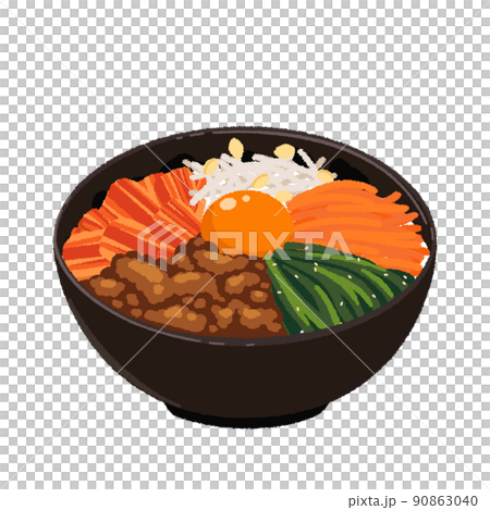 ビビンバのイラスト 90863040