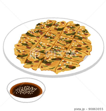 チヂミのイラスト 90863055