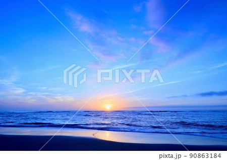 夏の河原子海岸 茨城県日立市 夏の河原子海岸 茨城県日立市 90863184