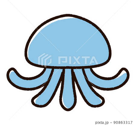 シンプルなクラゲ シンプルなクラゲ 90863317