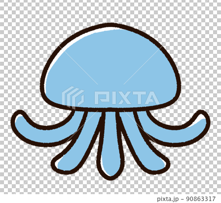 シンプルなクラゲ シンプルなクラゲ 90863317