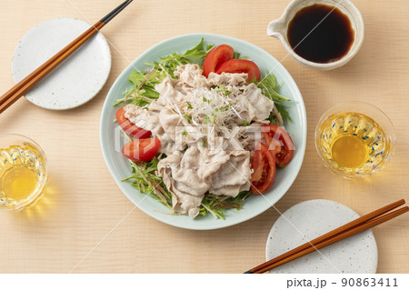 豚しゃぶサラダ 90863411