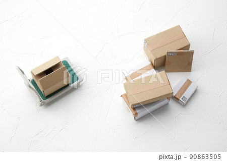 台車_荷物整理の方法とは? 台車_荷物整理の方法とは? 90863505