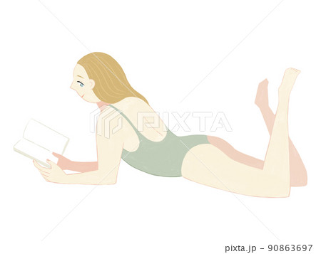 ワーケーションをする女の子 ワーケーションをする女の子 90863697