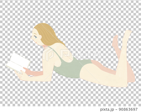 ワーケーションをする女の子 ワーケーションをする女の子 90863697