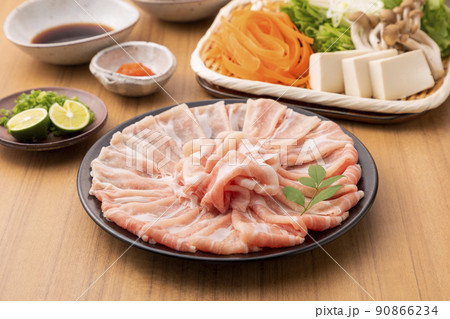 しゃぶしゃぶ用豚肉 90866234