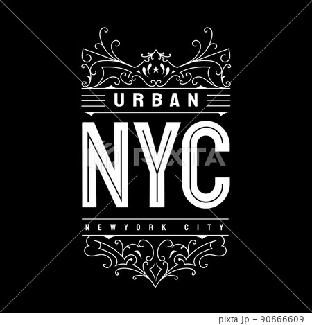 New york typography t shirt design vintage vector 90866609