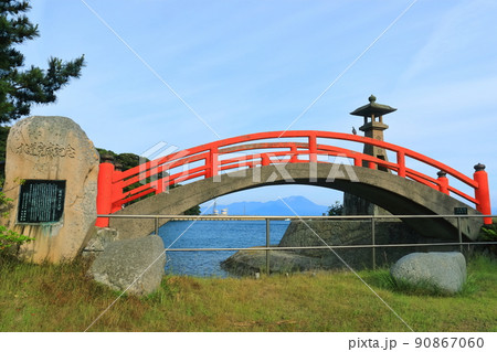 【島根県】晴天の弁天波止場(筑紫社 和田津見社) 【島根県】晴天の弁天波止場(筑紫社 和田津見社) 90867060