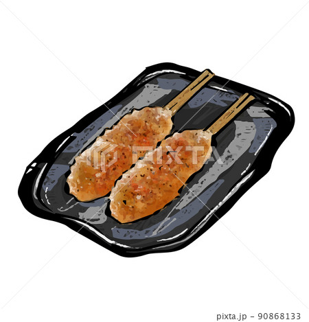 美味しそうなつくね串 90868133
