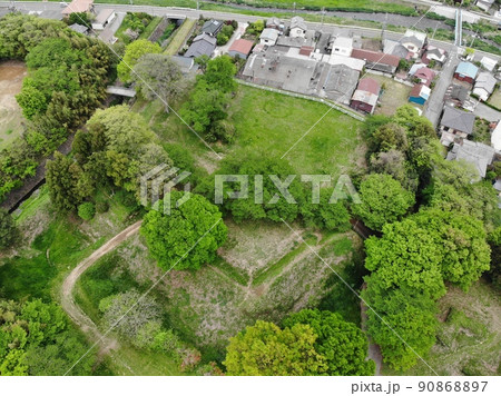 大胡城 本丸 空撮 大胡城 本丸 空撮 90868897
