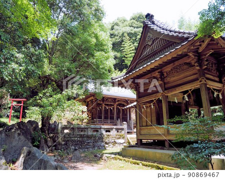 七国神社の境内　（熊本市植木町） 90869467
