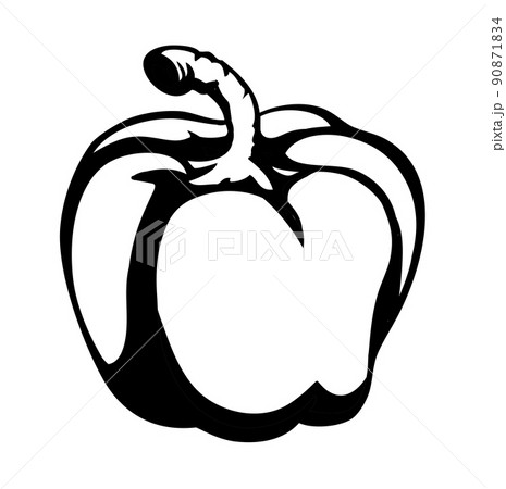 Big Pepper. Vector drawing icon 90871834