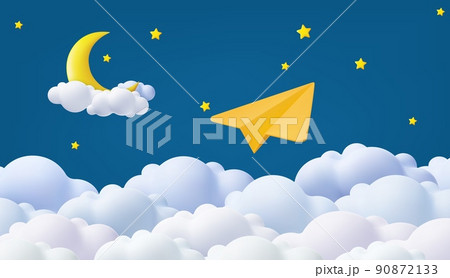3d Good night and sweet dreams banner. 90872133