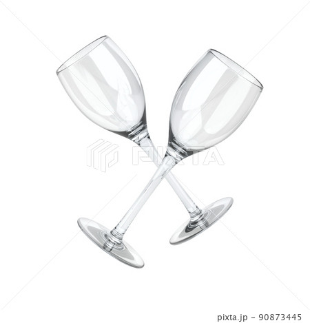 Empty wine glasses 90873445