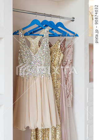 wardrobe with clothes wardrobe with clothes 90874032