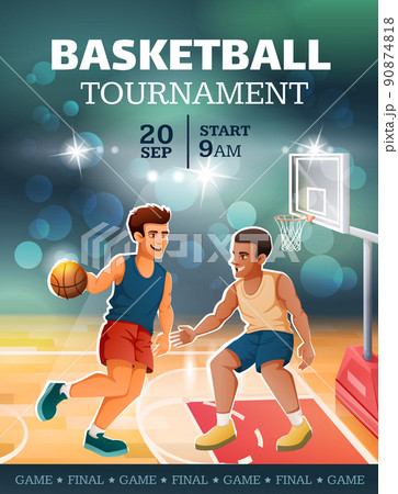 Basketball Tournament Poster 90874818