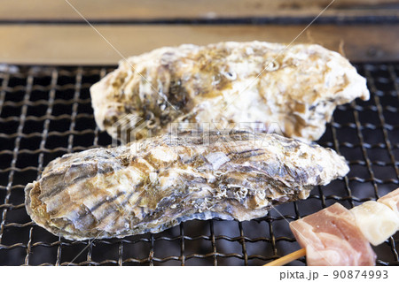 美味しい焼き牡蠣 90874993