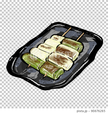 おいしそうなねぎ串 90876265