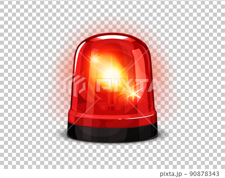 サイレンのライト_回転灯のイラスト 90878343