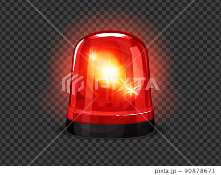 サイレンのライト_回転灯のイラスト 90878671