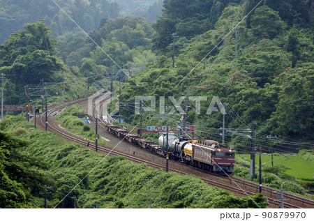北陸本線　倶利伽羅ー石動　JR貨物　EF81-39（富山） 90879970