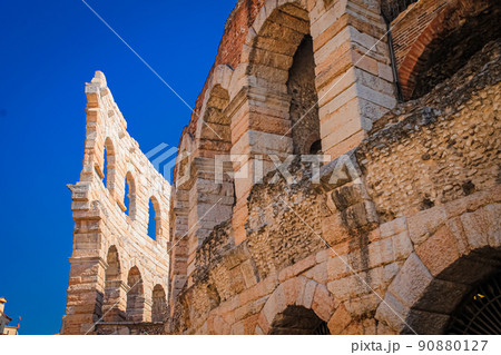 The ancient Italian city of Verona, the historic center of the city 90880127