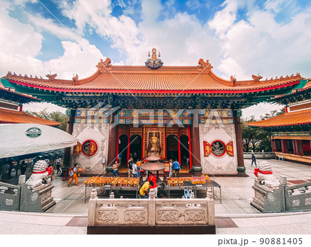 Wat Boromracha Kanchanapisek Anusorn or Wat Leng Noei Yi 2 chinese complex in Bang Bua Thong Wat Boromracha Kanchanapisek Anusorn or Wat Leng Noei Yi 2 chinese complex in Bang Bua Thong 90881405