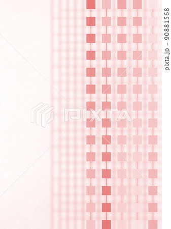 縦ラインの背景　ブロック　（背景素材）　赤　縦ライン 90881568
