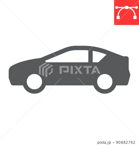 Car glyph icon, transportation and vehicle, automobile vector icon, vector graphics, editable stroke solid sign, eps 10 Car glyph icon, transportation and vehicle, automobile vector icon, vector graphics, editable stroke solid sign, eps 10 90882762