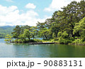 夏の湖　昼下がり 90883131