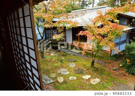 市島邸の紅葉(新潟県) 市島邸の紅葉(新潟県) 90883233
