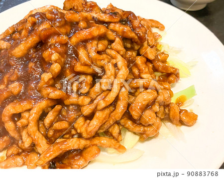 中国北京料理・京醤肉絲(豚細切り肉の甜麵醬炒め) 中国北京料理・京醤肉絲(豚細切り肉の甜麵醬炒め) 90883768
