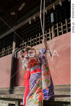7歳の七五三詣 7歳の七五三詣 90884939