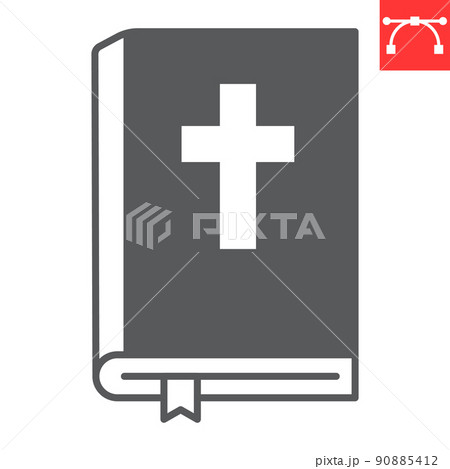 Bible glyph icon, book and pray, holy bible vector icon, vector graphics, editable stroke solid sign, eps 10. Bible glyph icon, book and pray, holy bible vector icon, vector graphics, editable stroke solid sign, eps 10. 90885412