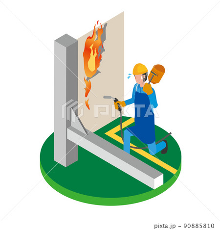 溶接作業時の火災事故 90885810
