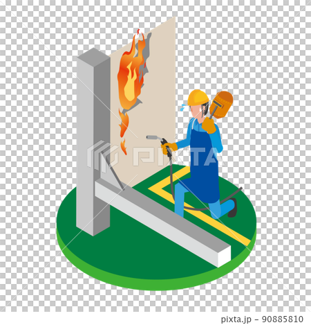 溶接作業時の火災事故 90885810