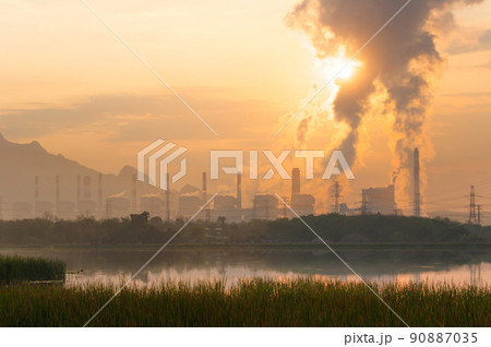 Coal power plant. 90887035