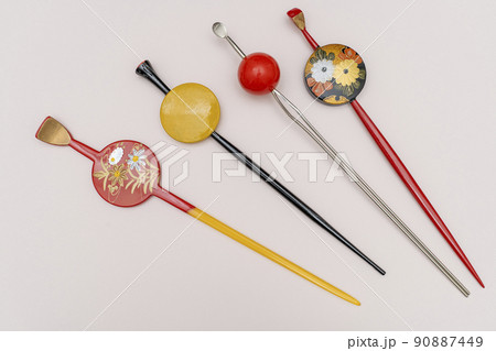 日本の伝統工芸品　かんざし 90887449