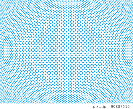 背景 壁紙 水玉 ドット 膨張 歪み 青色 背景 壁紙 水玉 ドット 膨張 歪み 青色 90887516