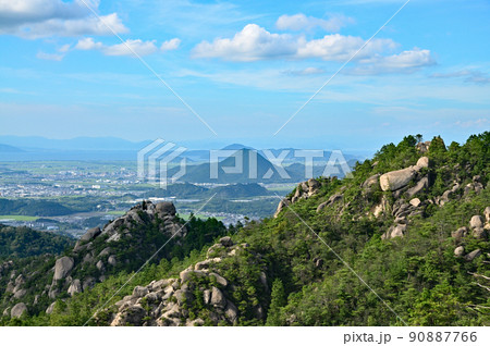 湖南アルプスと三上山 湖南アルプスと三上山 90887766