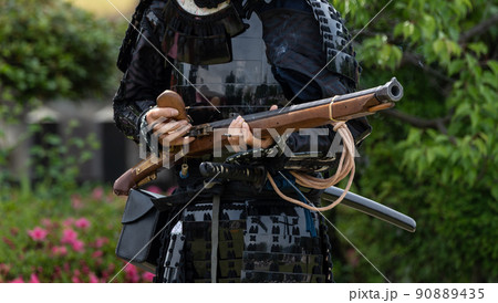 火縄銃の射撃 火縄銃の射撃 90889435