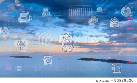 Sustainable society concept. Environmental technology. Sustainable development goals. SDGs. High quality photo Sustainable society concept. Environmental technology. Sustainable development goals. SDGs. High quality photo 90889606