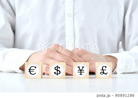 通貨記号を選ぶイメージ 90891286