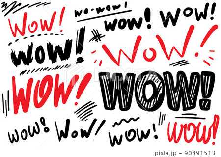 WOW Words, Expression Text WOW Words, Expression Text 90891513